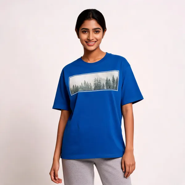 Blue_Oversized_T-shirt_100%_Pure_Cotton_For_Unisex