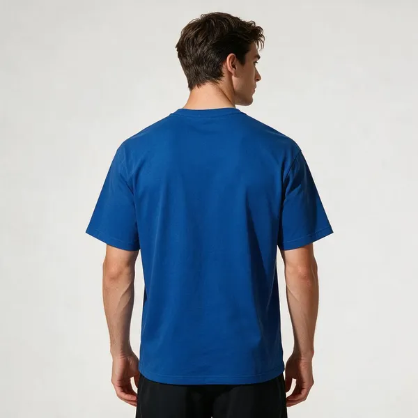 Blue_Oversized_T-shirt_100%_Pure_Cotton_For_Unisex