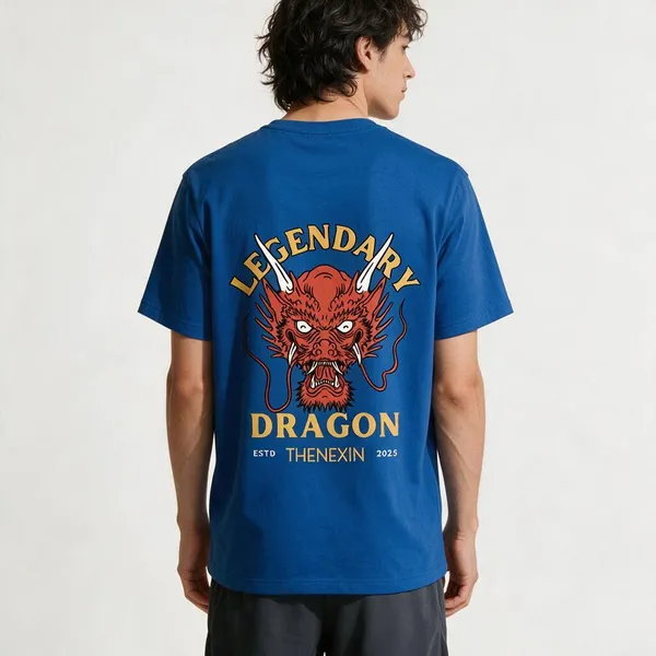 Blue_Oversized_T-shirt_100%_Pure_Cotton_For_Unisex