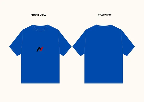 Blue_Oversized_T-shirt_100%_Pure_Cotton_For_Unisex