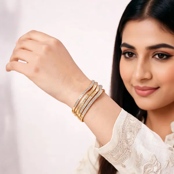 Gold_Metal_Alloy_Clear_Stone_Studded_Stacked_Bangle_For_Women