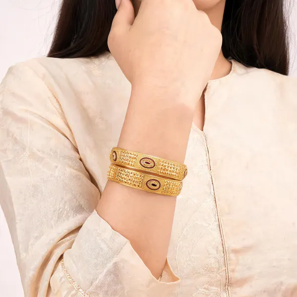 Gold_Metal_Alloy_Geometric_Engraved_Traditional_Bangle_For_Women