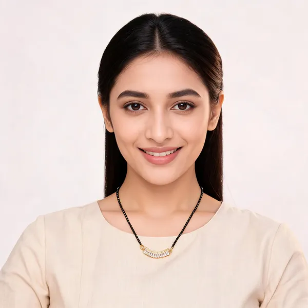 Black_Bead_Gold_Tone_Fringe_Pendant_Mangalsutra_Necklace_For_Women