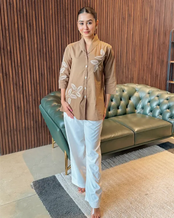 Beige_Printed_Shirt