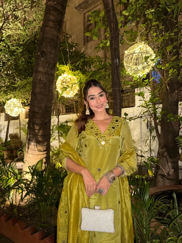Green_Embroidered_Kurta_Set_With_Dupatta