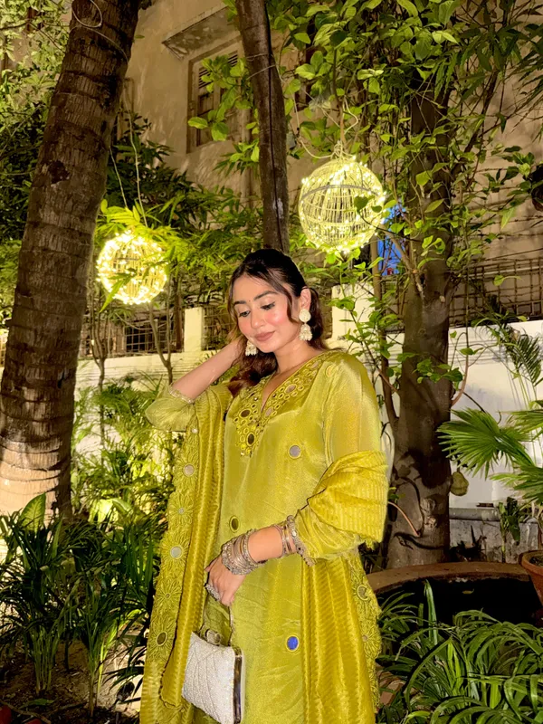 Green_Embroidered_Kurta_Set_With_Dupatta