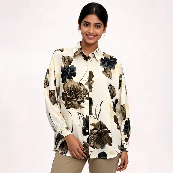 Cream_Rayon_Floral_Print_Relaxed_Fit_Shirt_For_Women