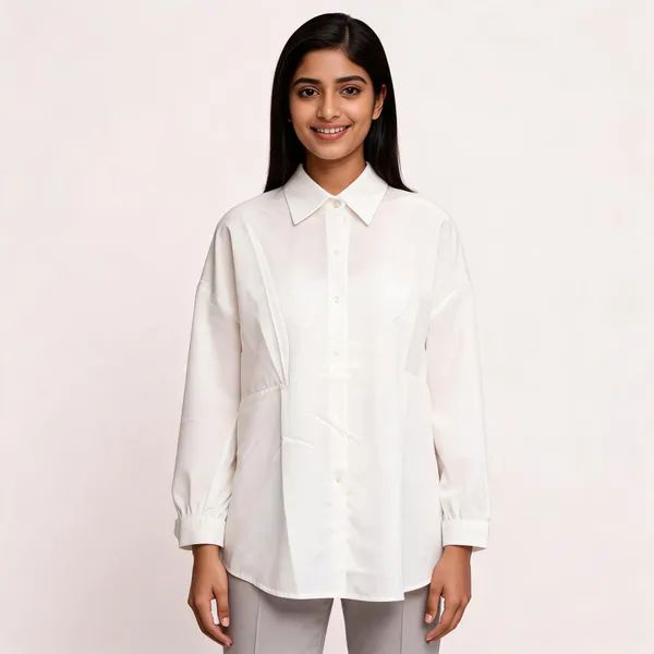 White_Rayon_Relaxed_Fit_Collared_Full_Sleeve_Shirt_For_Women