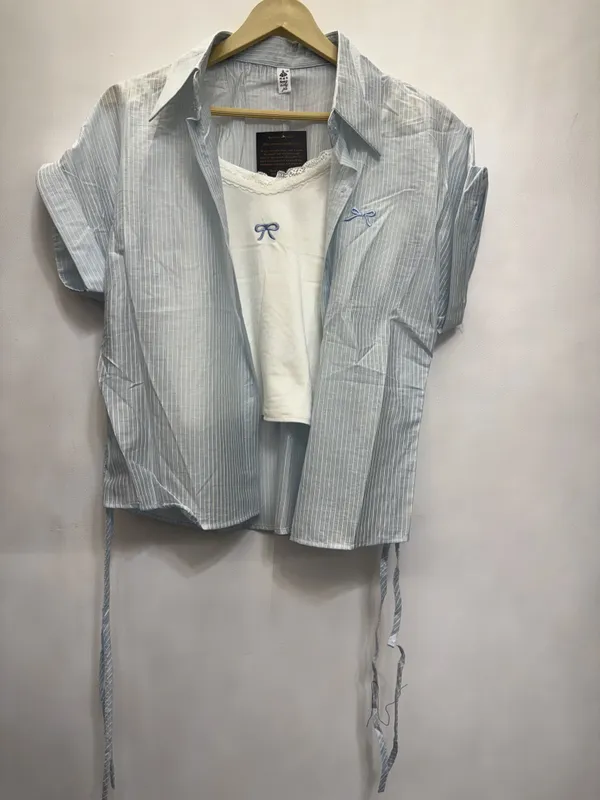 Blue_Striped_Layered_Top_Set_for_Women