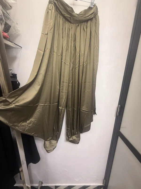 Olive_Satin_Wide-Leg_Palazzo_Pants_for_Women