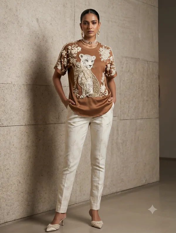 Brown_Embellished_Relaxed_Fit_T-Shirt_for_Women