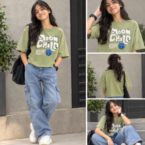 Olive_Green_Oversized_Graphic_T-Shirt_For_Women