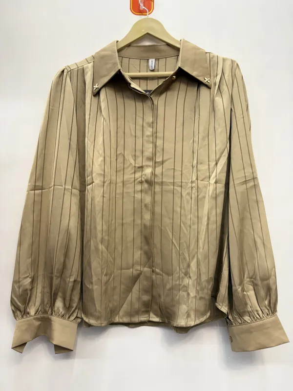 Beige_Satin_Striped_Shirt_for_Women
