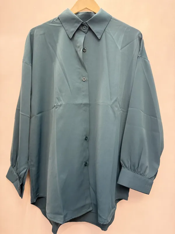Blue_Relaxed_Fit_Collared_Shirt_for_Women