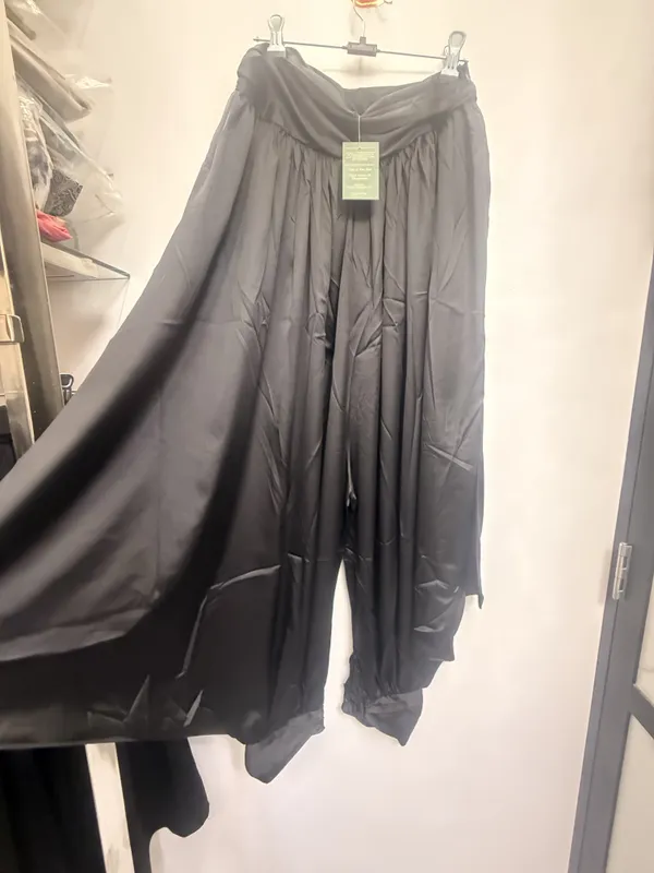 Charcoal_Grey_Wide_Leg_Palazzo_Pants_For_Women
