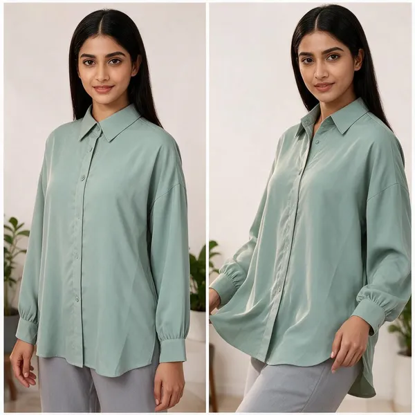 Sage_Green_Formal_Crepe_Relaxed_Fit_Shirt_For_Women