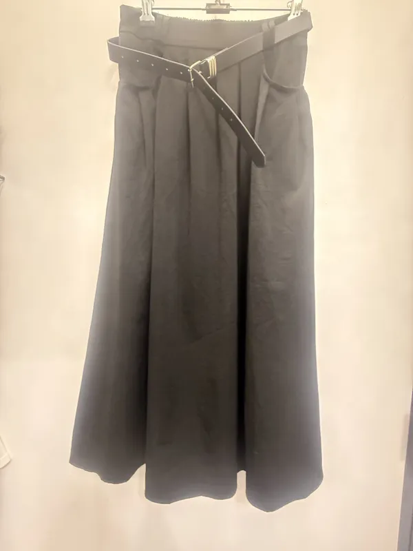 Grey_Pleated_Flared_Skirt_for_Women
