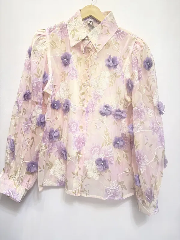 Pink_Floral_Sheer_Regular_Fit_Shirt_for_Women
