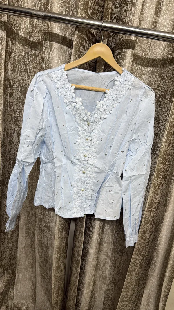 Light_Blue_Embroidered_Long_Sleeve_Kurti_for_Women