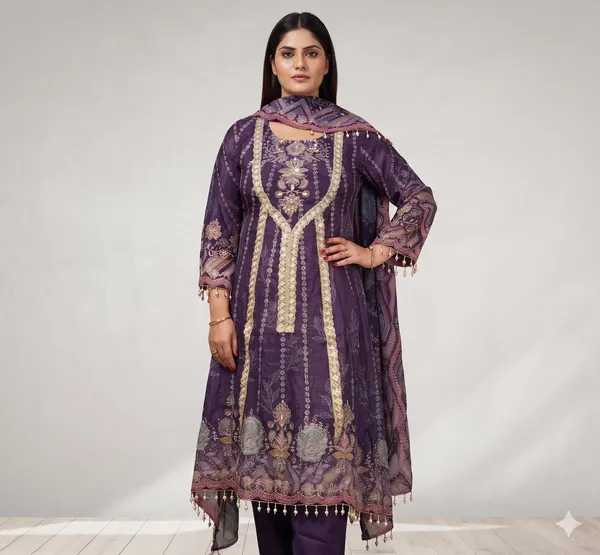 Royal_Purple_Embroidered_Kurta_Set_with_Dupatta