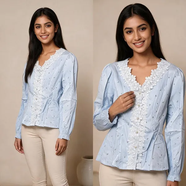 Light_Blue_Cotton_Relaxed_Embroidered_Kurti_For_Women