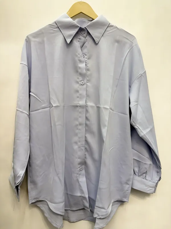 Grey_Regular_Fit_Button_Down_Shirt_for_Women