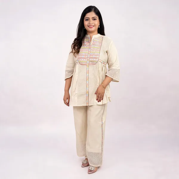Cream_Cotton_Printed_Kurta_Palazzo_Set_For_Women