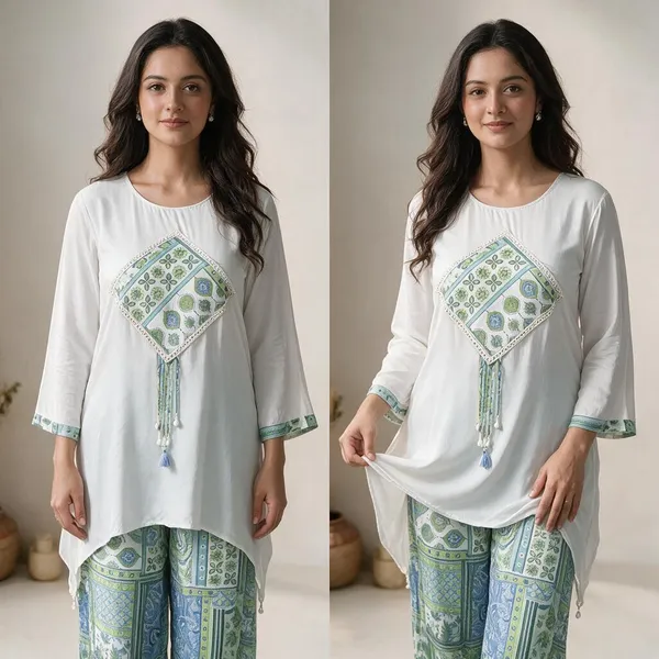 White_Cotton_Blend_Straight_Printed_Kurta_Set_For_Women