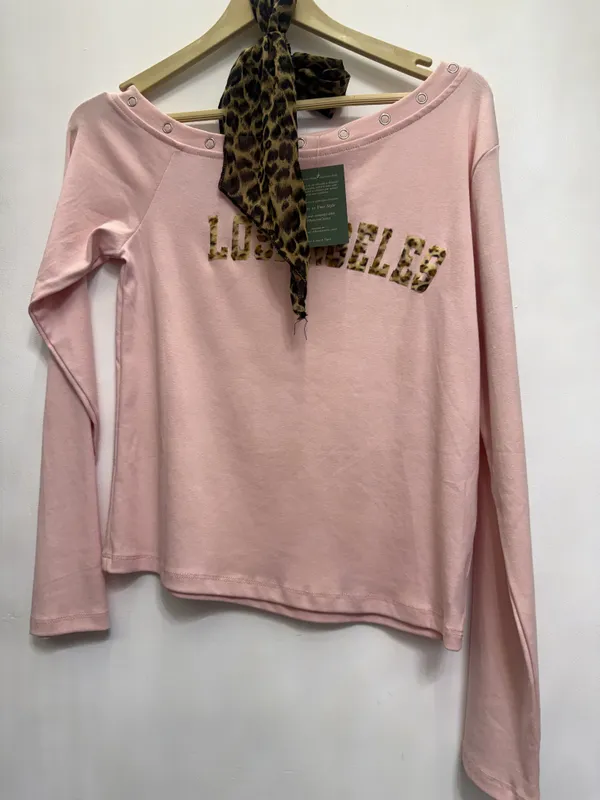 Pink_Casual_Long_Sleeve_Top_for_Women