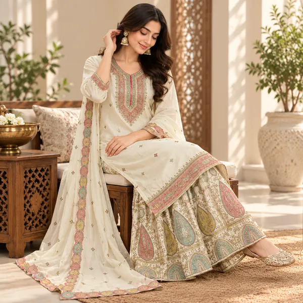 Cream_Printed_Embroidered_Suit_Set_for_Women