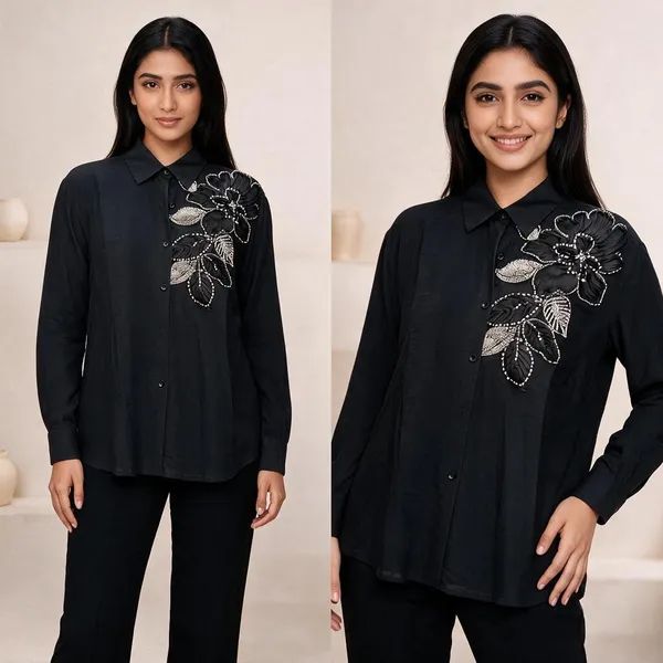 Black_Cotton_Relaxed_Embellished_Shirt_For_Women