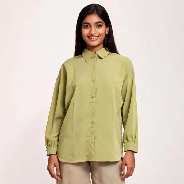 Olive_Green_Rayon_Relaxed_Fit_Shirt_For_Women