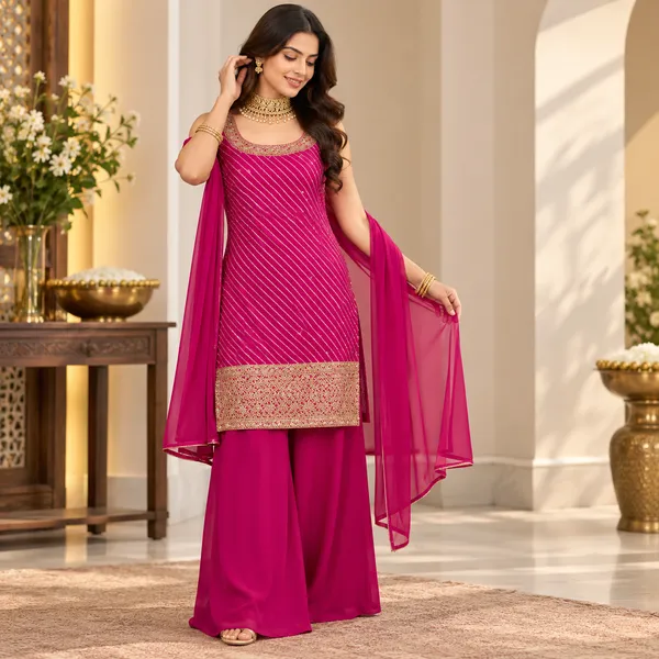 Magenta_Embellished_Ethnic_Kurta_Set_for_Women