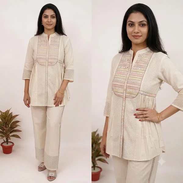 Cream_Cotton_Printed_Kurta_Palazzo_Set_For_Women