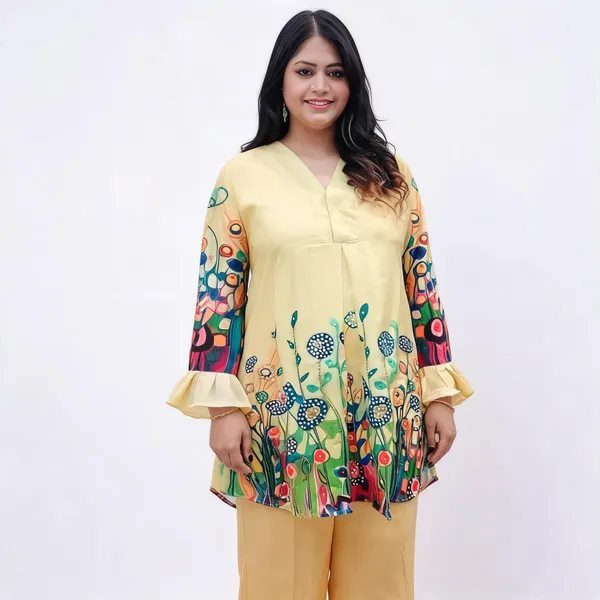 Yellow_Cotton-Poly_Straight_Printed_Kurta_Set_For_Women