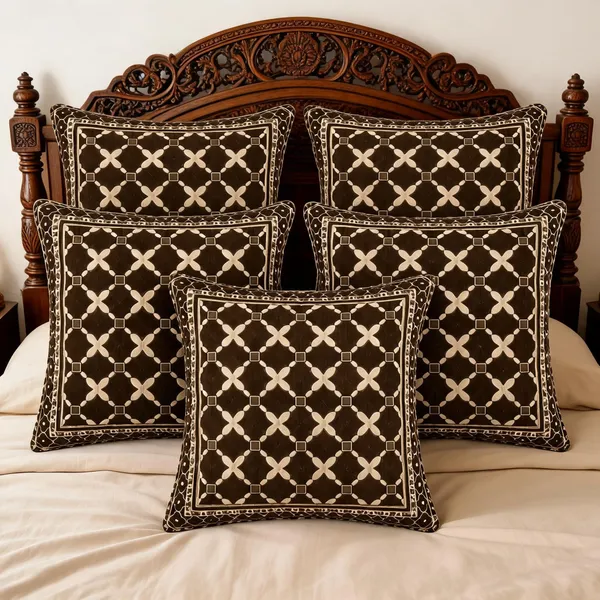 Brown_Geometric_Print_Cushion_Cover_Set