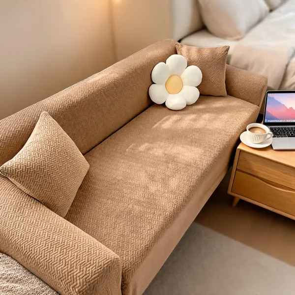 Brown_Textured_Sofa_Cover