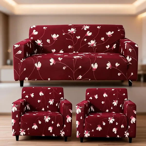 Fabric_Floral_Print_Three_Piece_Sofa_Set