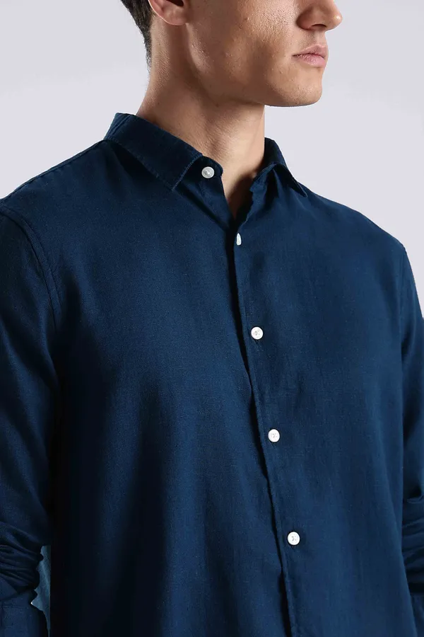 Regular_Fit_Peacock_Blue_Linen_Blend_Shirt