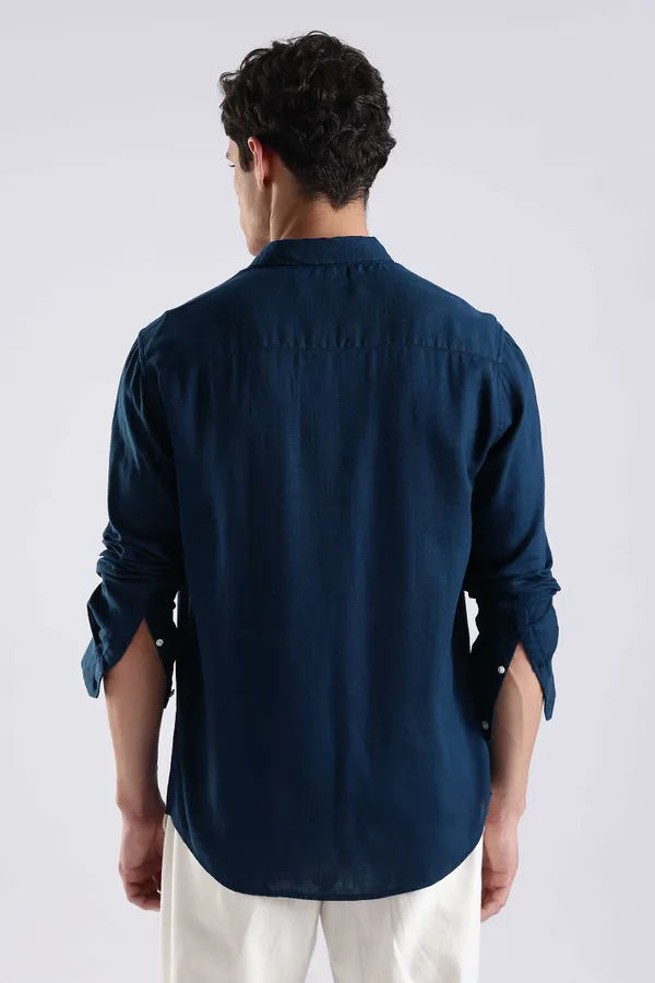 Regular_Fit_Peacock_Blue_Linen_Blend_Shirt