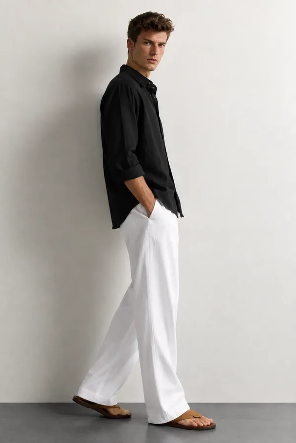 Regular_Fit_Black_Linen_Blend_Shirt