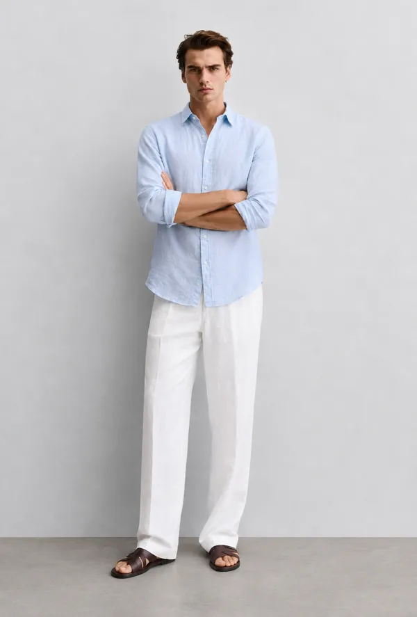 Sky_Blue_100_Linen_Relaxed_Fit_Shirt