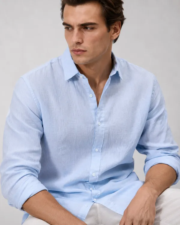 Sky_Blue_100_Linen_Relaxed_Fit_Shirt
