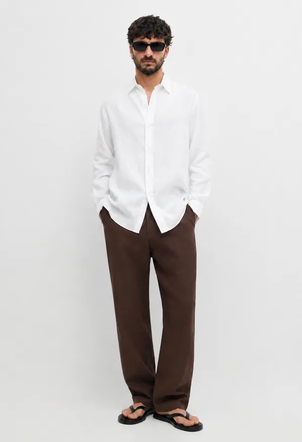100_Linen_White_Relaxed_Fit_Shirt