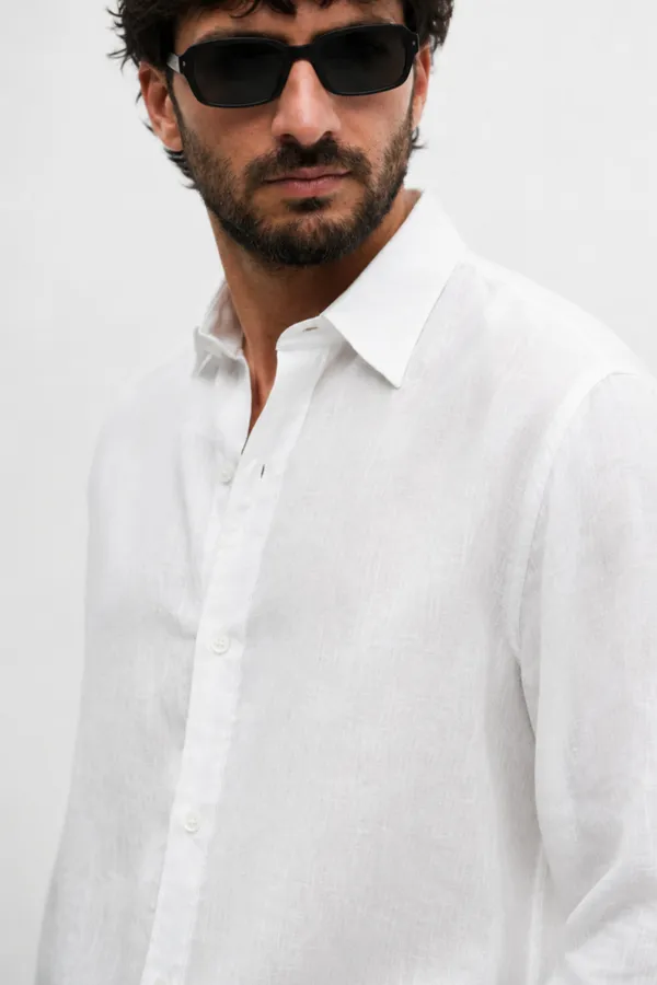 100_Linen_White_Relaxed_Fit_Shirt