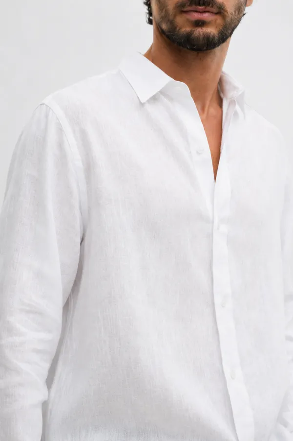 100_Linen_White_Relaxed_Fit_Shirt