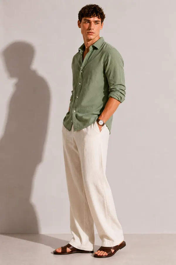 Frozen_Green_Linen_Blend_Shirt