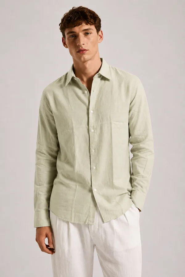 Pistachio_Beige_Linen_Blend_Shirt