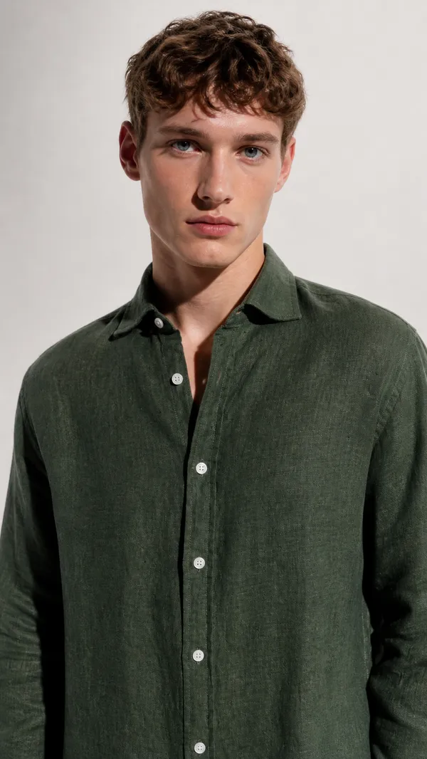 Dark_Olive_Linen_Blend_Shirt
