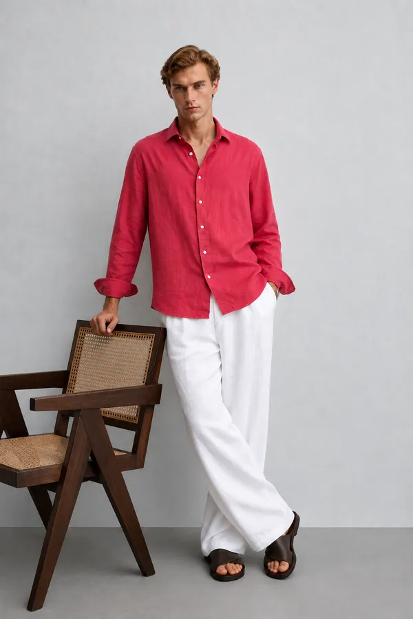 Coral_Linen_Blend_Shirt